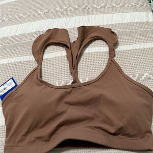 Seamless brown Sports Bra